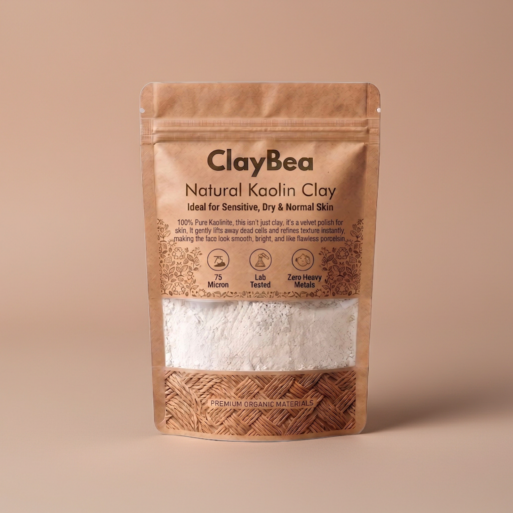 ClayBea Natural Kaolin Clay Velvet-Powder