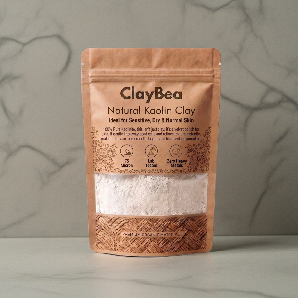 ClayBea Natural Kaolin Clay Velvet-Powder